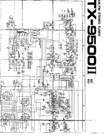 PIONEER TX-9500-II Schematic