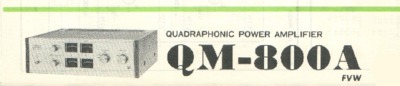 PIONEER QM-800A Schematic
