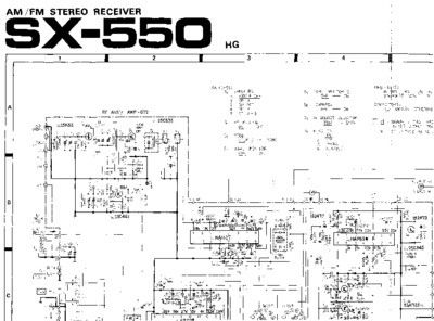 PIONEER SX-550 Schematic