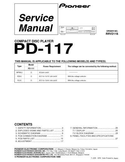 PIONEER PD-117