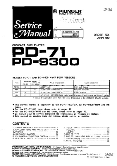 PIONEER PD-9300