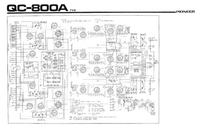 PIONEER QC-800A Schematic