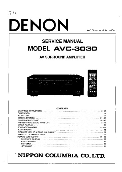 DENON AVC-3030