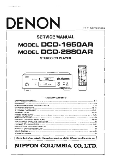 DENON DCD-1650AR