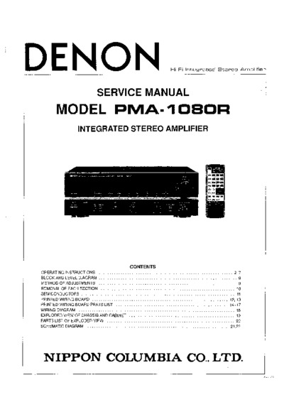 DENON PMA-1080R