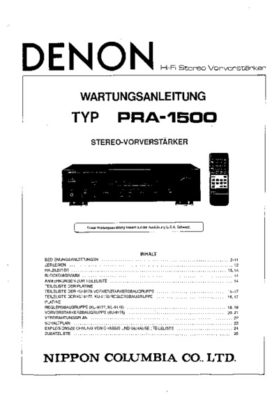 DENON PRA-1500