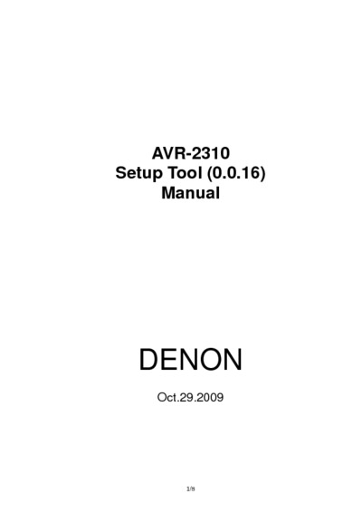 DENON AVR-2310
