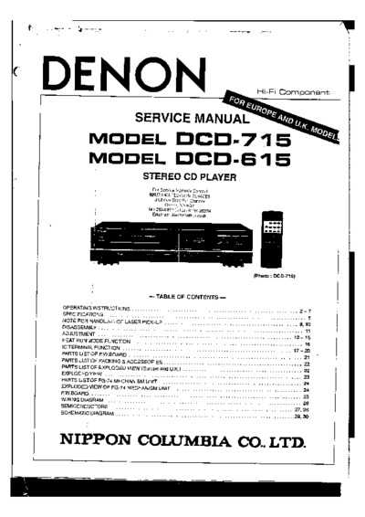 DENON DCD-615
