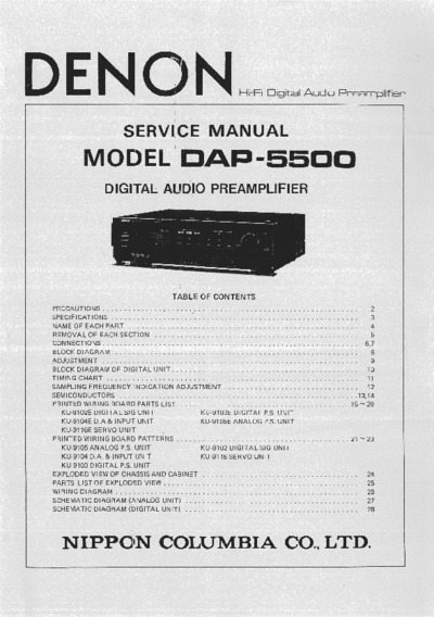 DENON DAP-5500