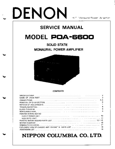 DENON POA-6600