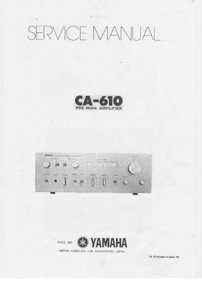 YAMAHA CA-610