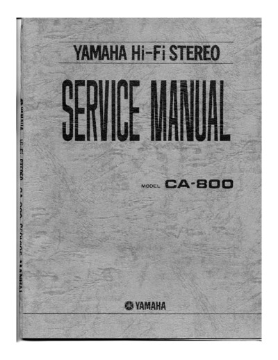 YAMAHA CA-800