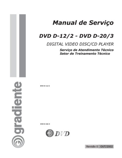 Gradiente DVD D-12/2, D-30/3
