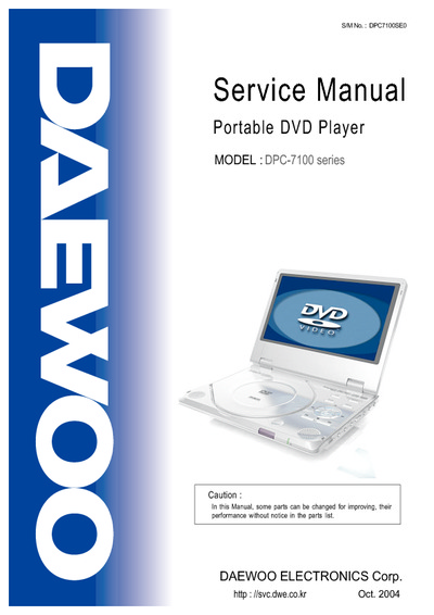 Daewoo DPC-7100 DVD