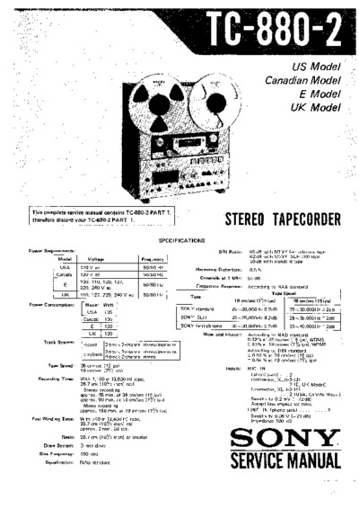 SONY TC-880-Mk2