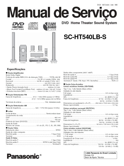 Panasonic SC-HT540LB-S