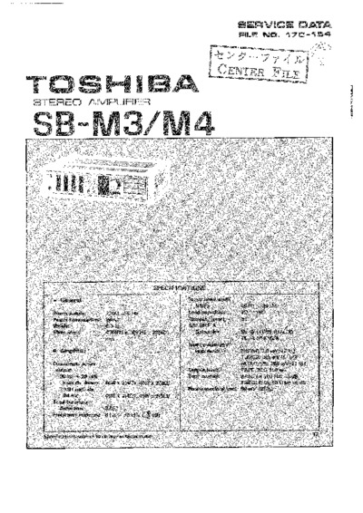 TOSHIBA SB-M3