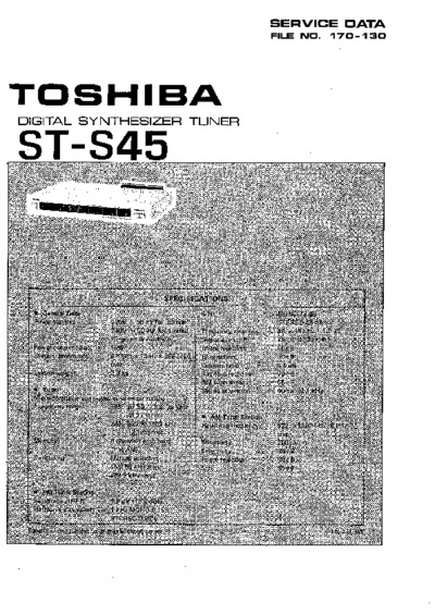 TOSHIBA ST-S45