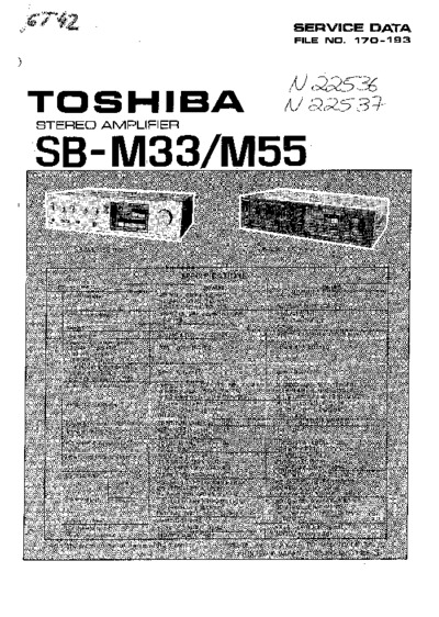 TOSHIBA SB-M33