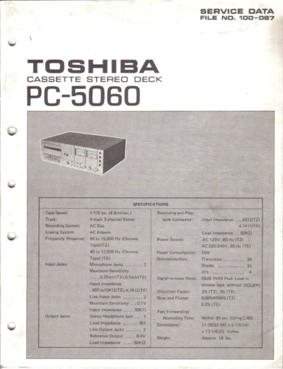 TOSHIBA PC-5060