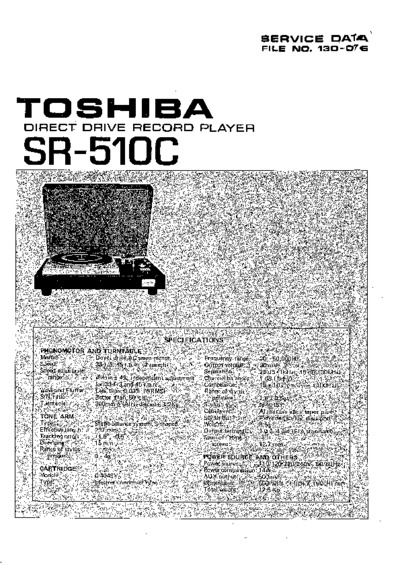 TOSHIBA SR-510C