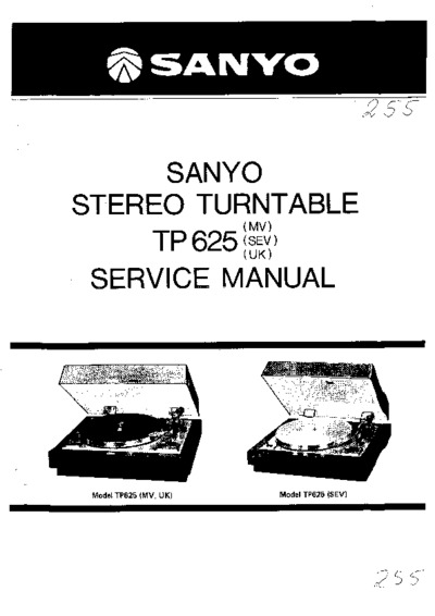 SANYO TP-625