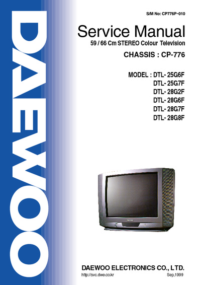 Daewoo CP-776 Chassis