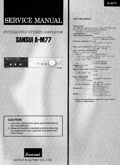 SANSUI AM-77