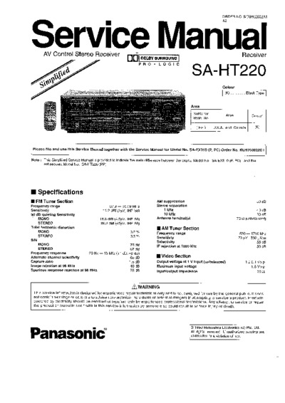 Panasonic SA-HT220