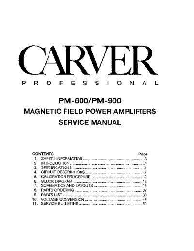 carver PM-900
