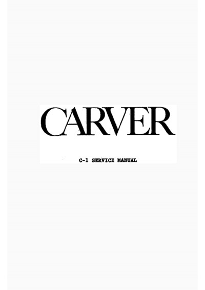 carver C-1