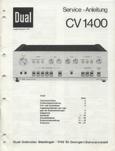 Dual CV-1400