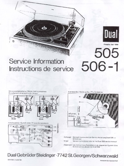 Dual 505