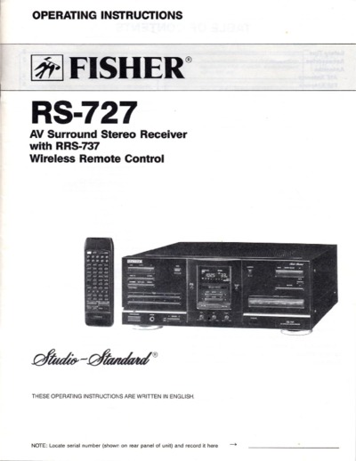 Fisher RS-727
