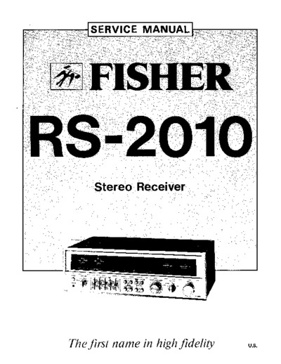 Fisher RS-2010