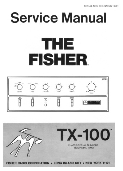 Fisher TX-100