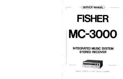 Fisher MC-3000
