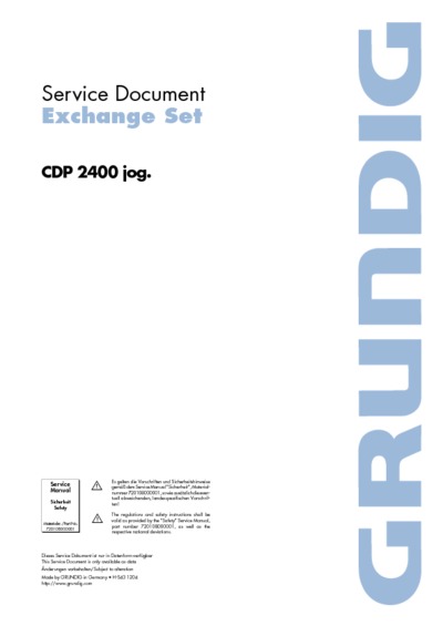 GRUNDIG CDP-2400-JOG