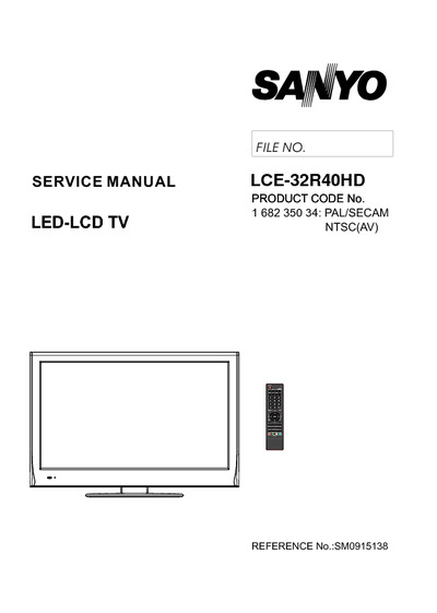 SANYO LCE-32R40HD