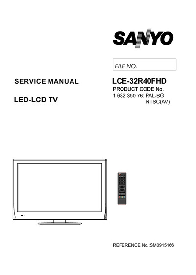 SANYO LCE-32R40FHD