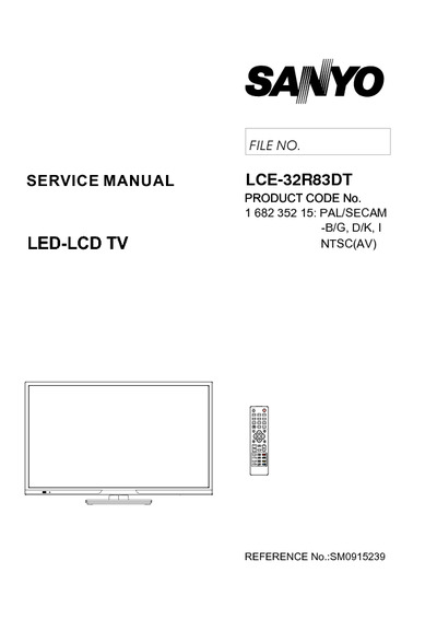 SANYO LCE-32R83DT