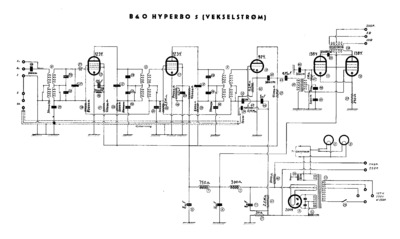 BANG OLUFSEN Hyperbo-5-AC 1934 Schematic