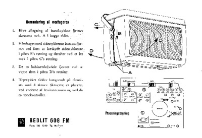 BANG OLUFSEN Beolit 608-FM Service Manual