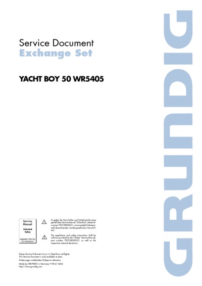 Grundig Yacht-Boy-50-WR-5405