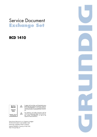 Grundig RCD-1410