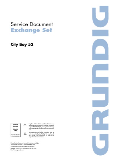 Grundig City-Boy 52