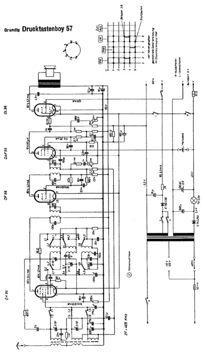 Grundig DrucktastenBoy-57 Schematic