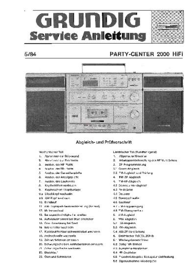 Grundig MV-4-Party-Center-2000