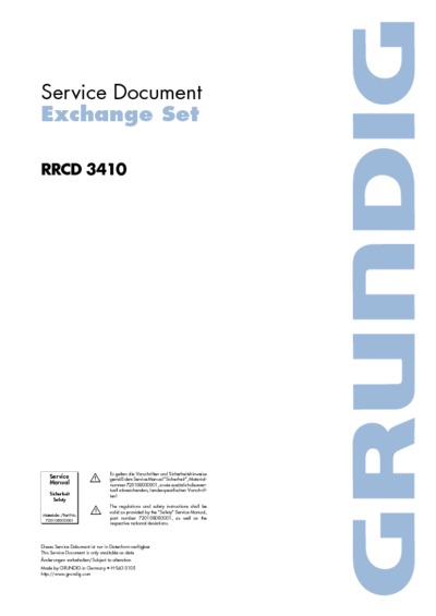 Grundig RRCD-3410