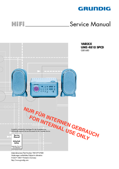 Grundig UMS-4810-SPCD